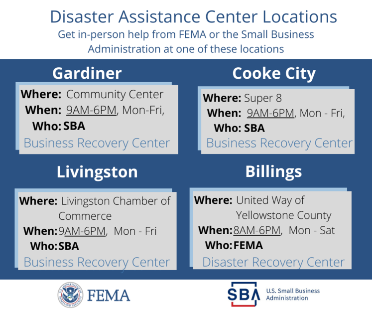Disaster Assistance Center Information